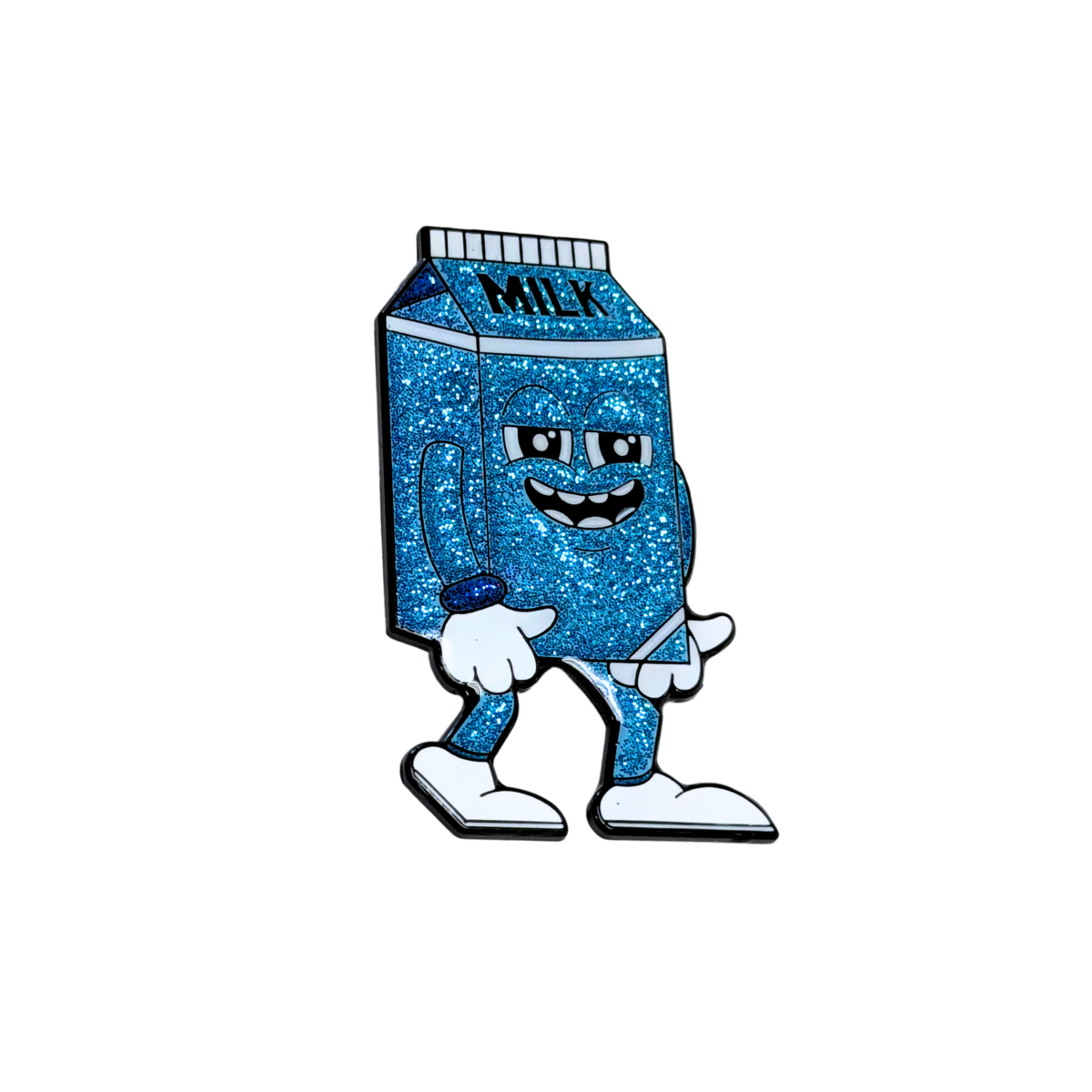 Milk Carton Enamel Pin